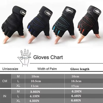 Gym Gloves for Men Women Fitness Weight Lifting Wristband Gloves Body